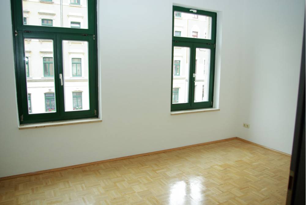 Schlafzimmer mit Parkett